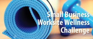 Small Business Worksite Wellness Challenge with a Yoga Mat in the Background