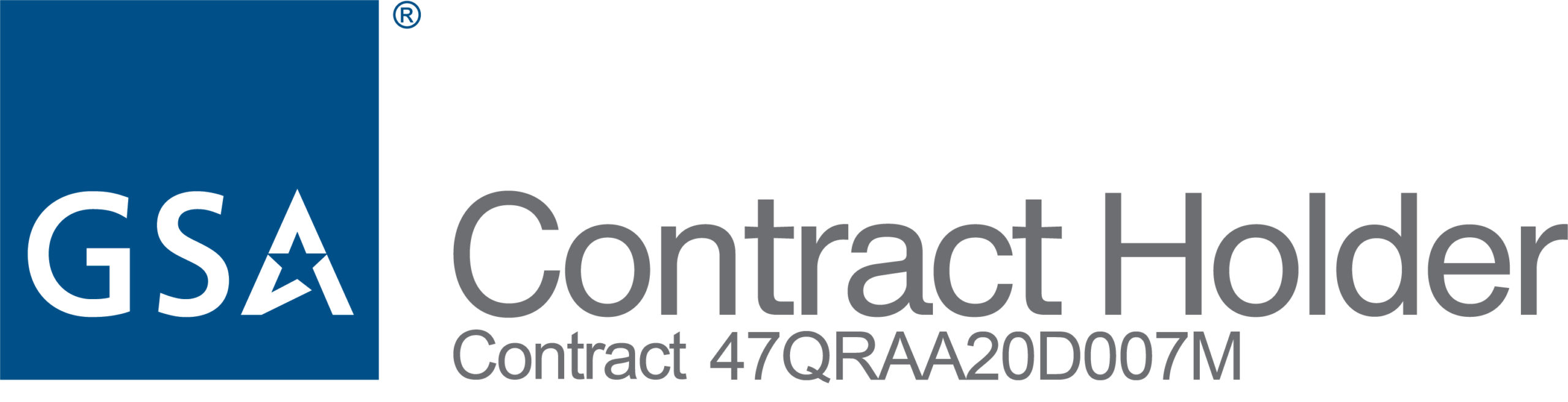 GSA Contract Holder Logo on White RGB GSA Contract Holder